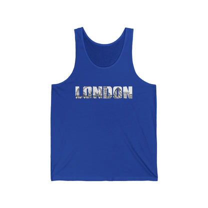 London England Souvenir Flag Phonebooth Double-Decker Bus Tank Top For Men Women Tank Top