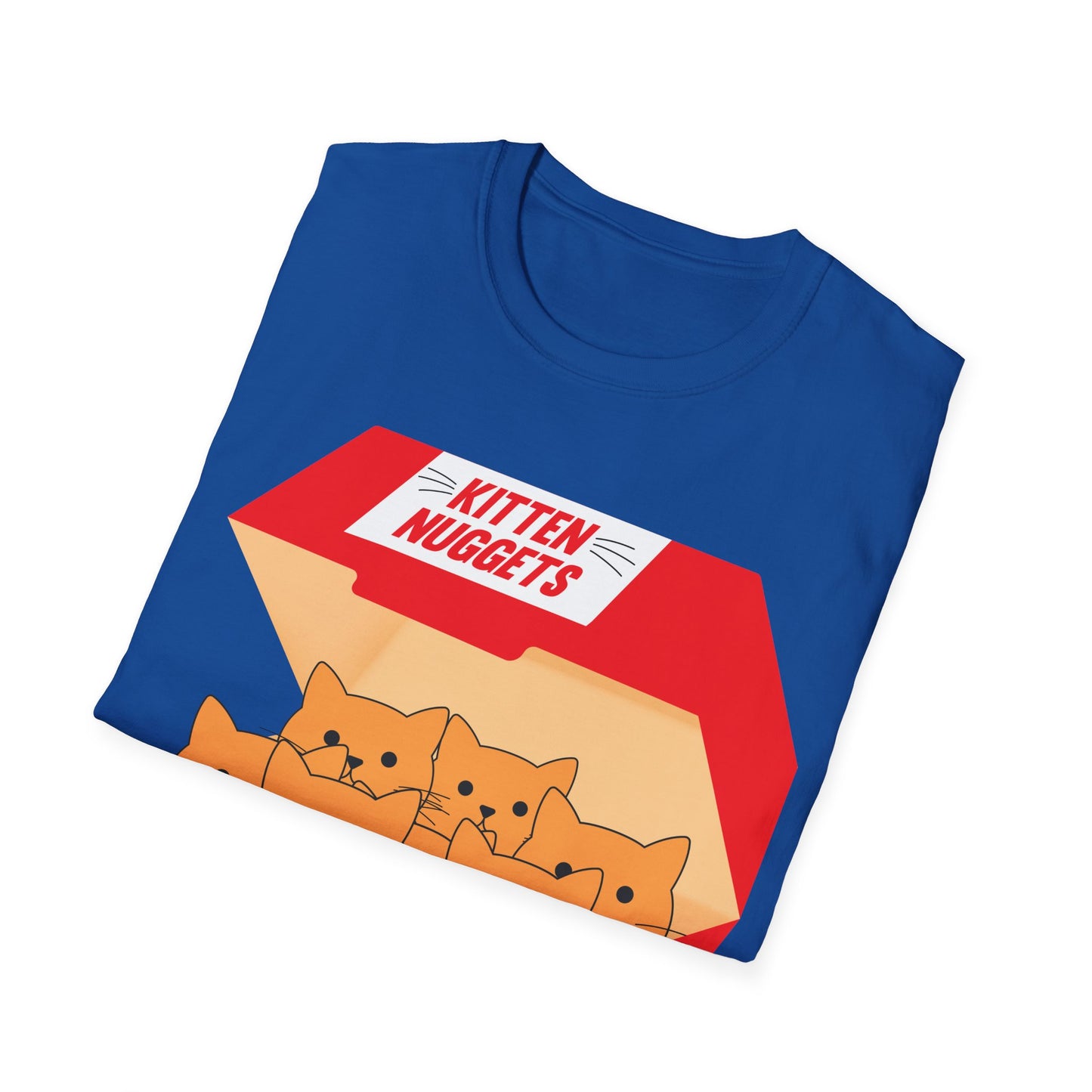 Funny Kitten Nuggets Food Pun Cat Lover Gift Chicken Nuggets T-Shirt For Men Women T-Shirt
