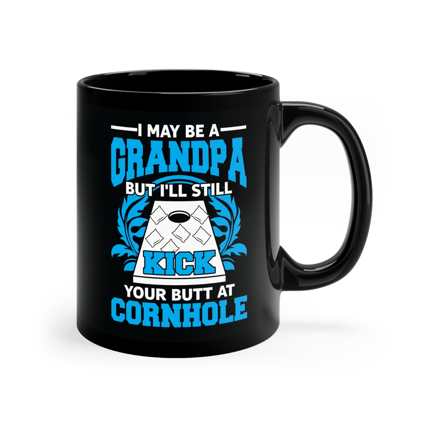 Funny Cornhole Grandpa Cornhole Grandfather Funny Coffee Mug