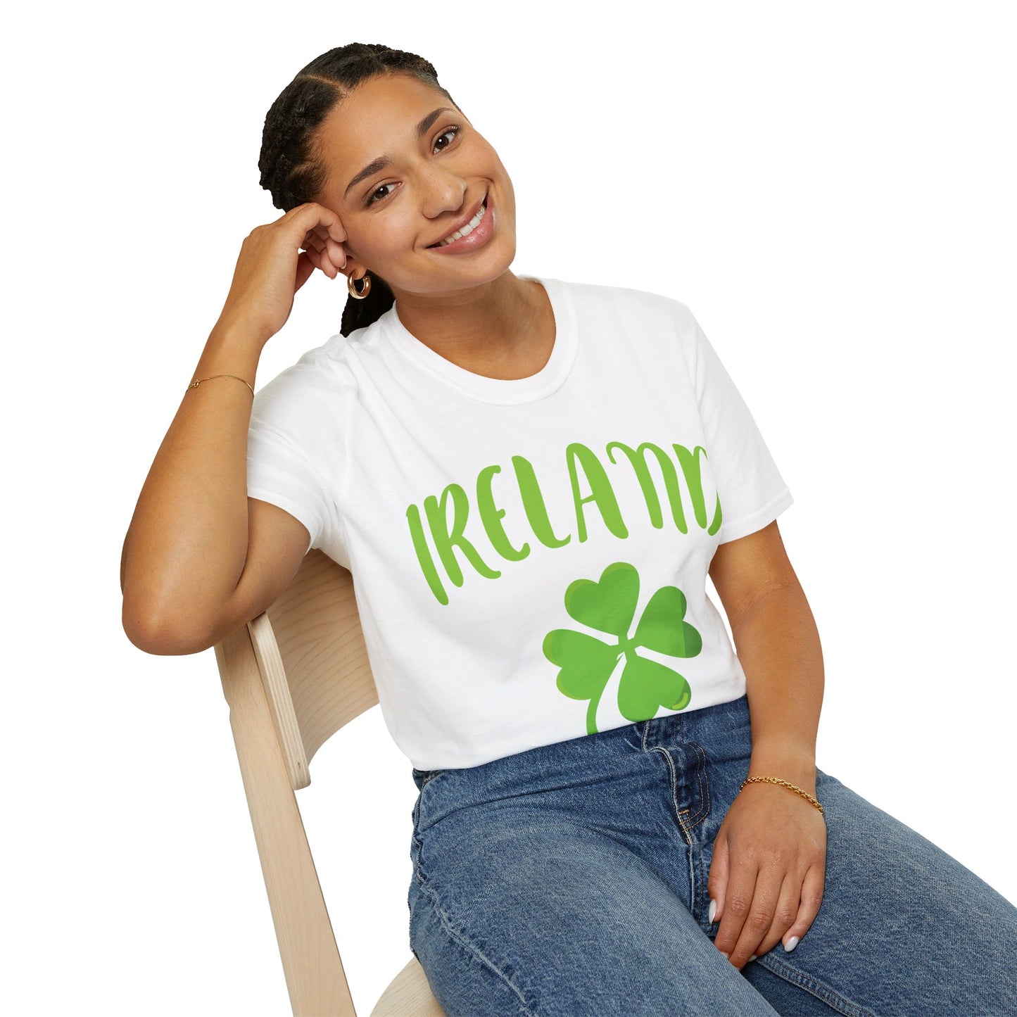 Ireland Shamrock St Patricks Day Clover Irish T-Shirt For Men Women T-Shirt