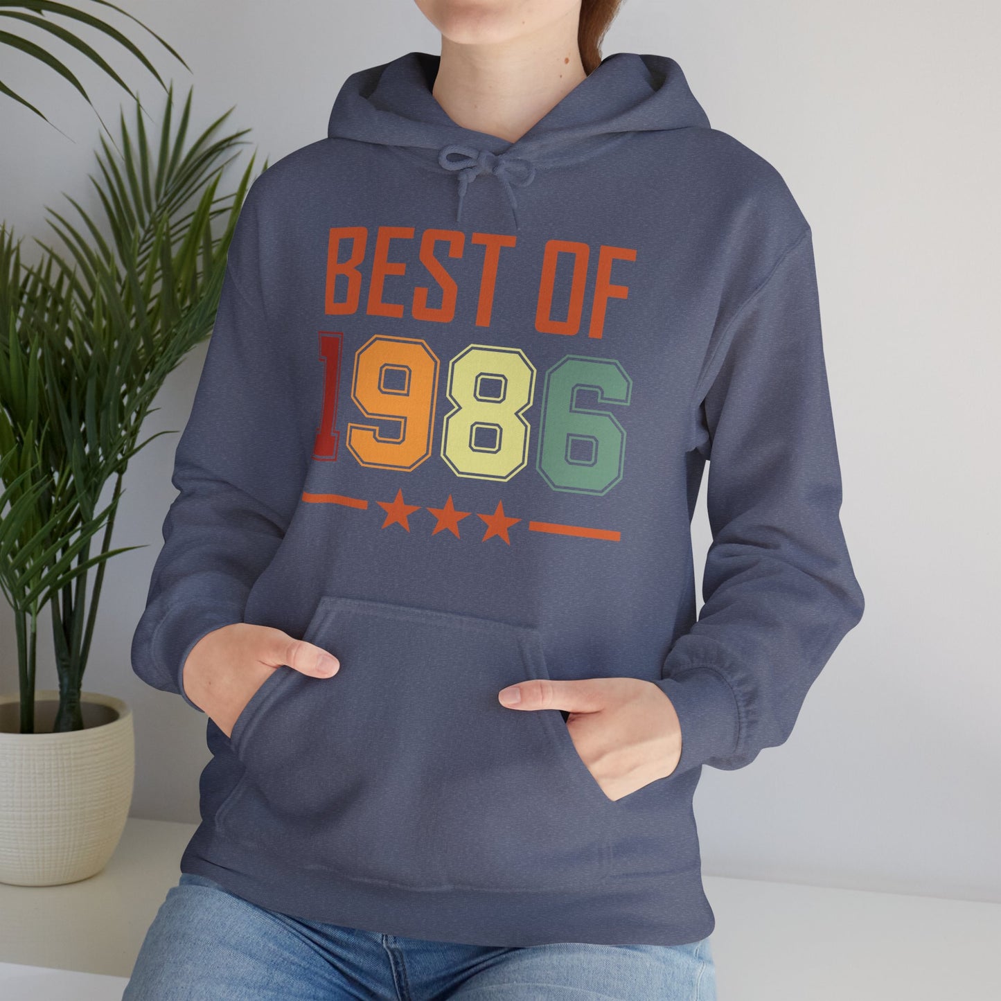 Funny Vintage Best of 1986 40 Year Old Gift 40th Birthday Hoodie For Men Women Hoodie