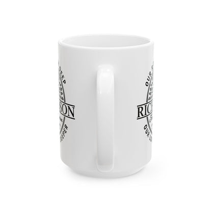 Personalized Richardson Family Reunion Our Roots Run Deep Coffee Mug For Men Women