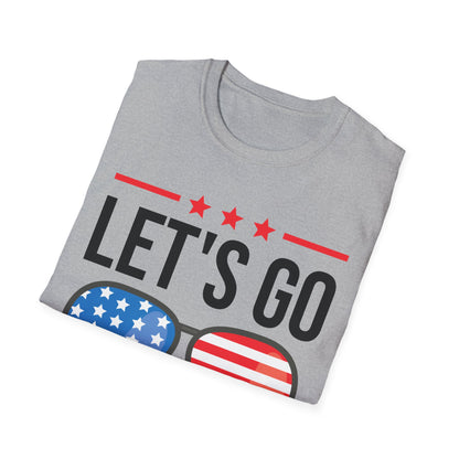 Vintage Old American  Lets Go Brandon Sunglasses T-Shirt Men Women