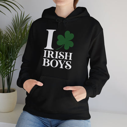 Funny I Love Irish Boys Shamrock St Patricks Day Hoodie For Men Women Hoodie