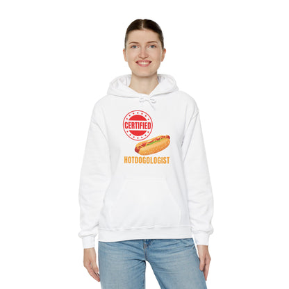 Certified Hotdogologist Hotdog Cool Sausage Hot Dog Lover Hoodie For Men Women Hoodie