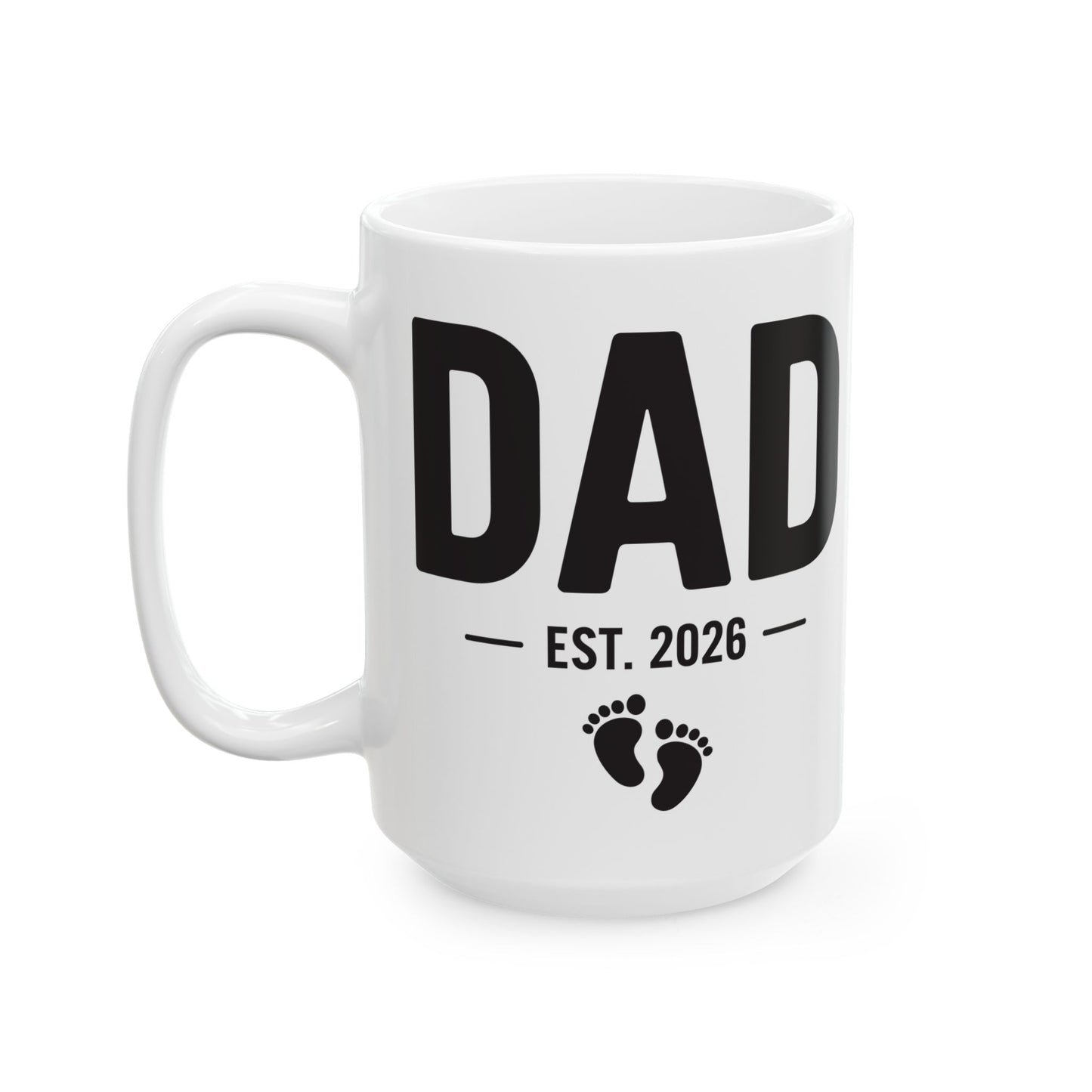 Funny Dad Est 2026 To Be Gifts First Time Dad New Daddy Coffee Mug For Men