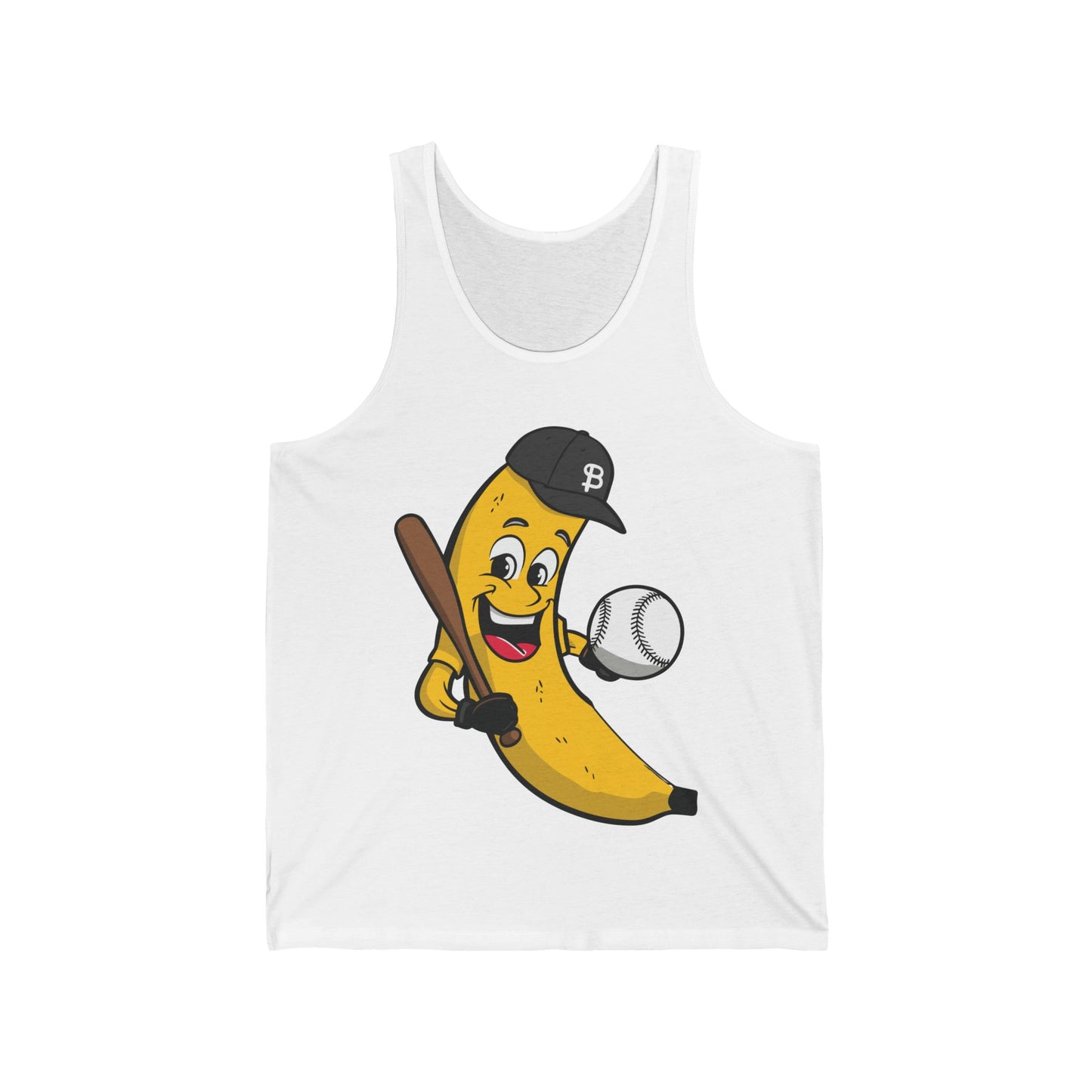 Funny Banana Playing Baseball Fruit Lover Baseball Player Tank Top For Men Women Tank Top