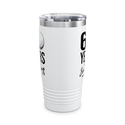 60 Years And Still Swinging 60th Birthday Funny Golf Club Tumbler