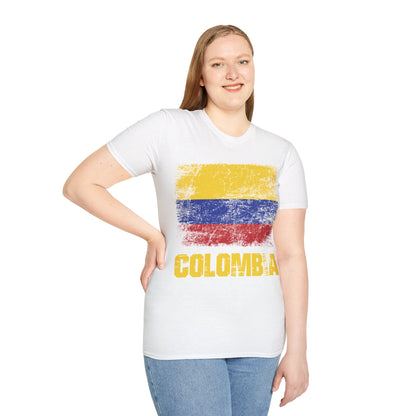 Colombia Columbian Flag Outfit T-Shirt For Men Women T-Shirt