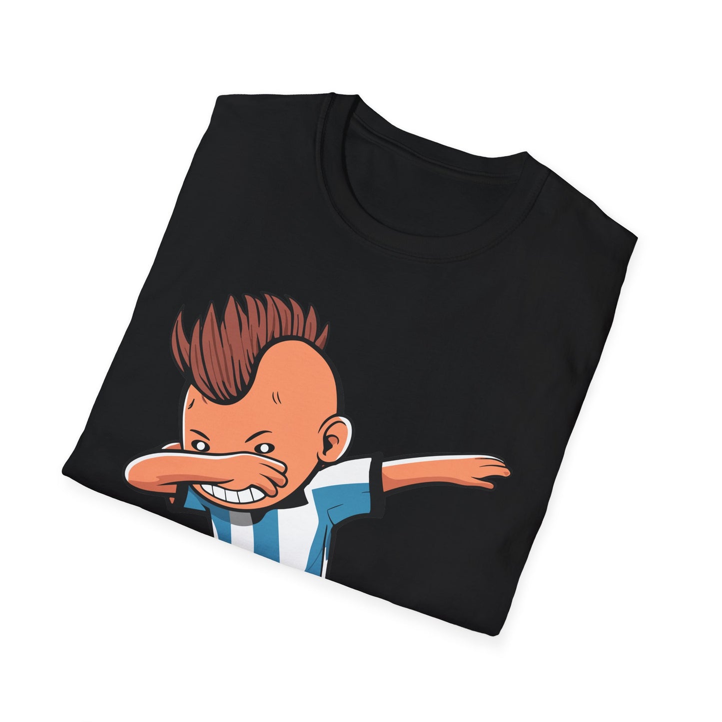 Funny Dabbing Soccer Argentina Jersey Shirt, Dab Kids Boys T-Shirt For Men Women Kids T-Shirt