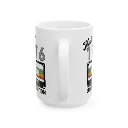 Made In 1976 Limited Edition Funny Cassette Tape Vintage Coffee Mug For Men Women