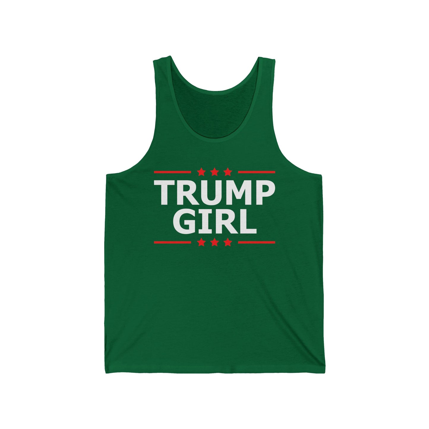 Cute Trump Girl Republican US Flag 2024 Vintage Vote Tank Top