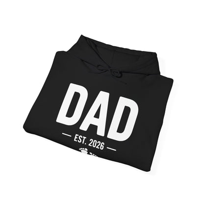 Funny Dad Est 2026 To Be Gifts First Time Dad New Daddy Hoodie For Men Women