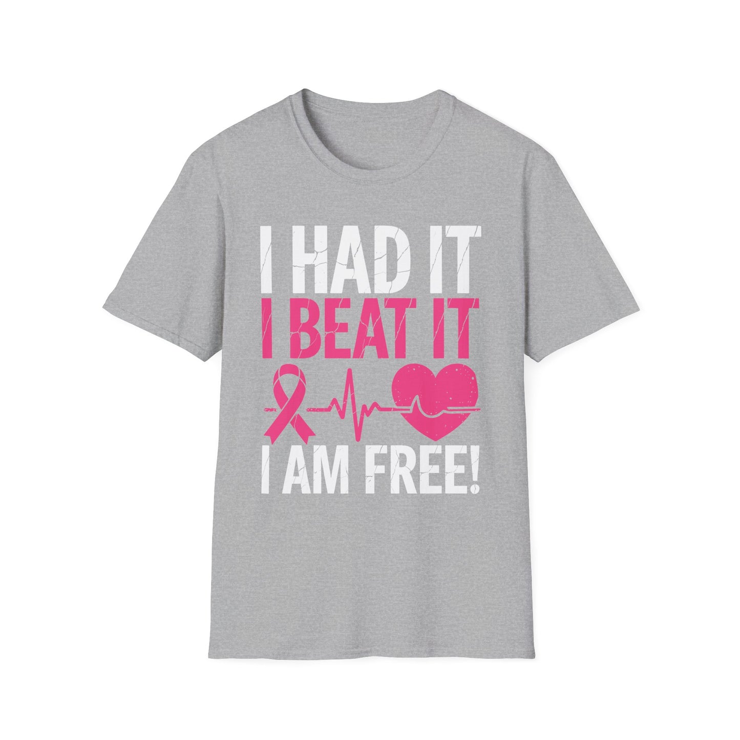 Funny I Had It I Beat It I Am Free Breast Cancer Survivor T-Shirt For Men Women