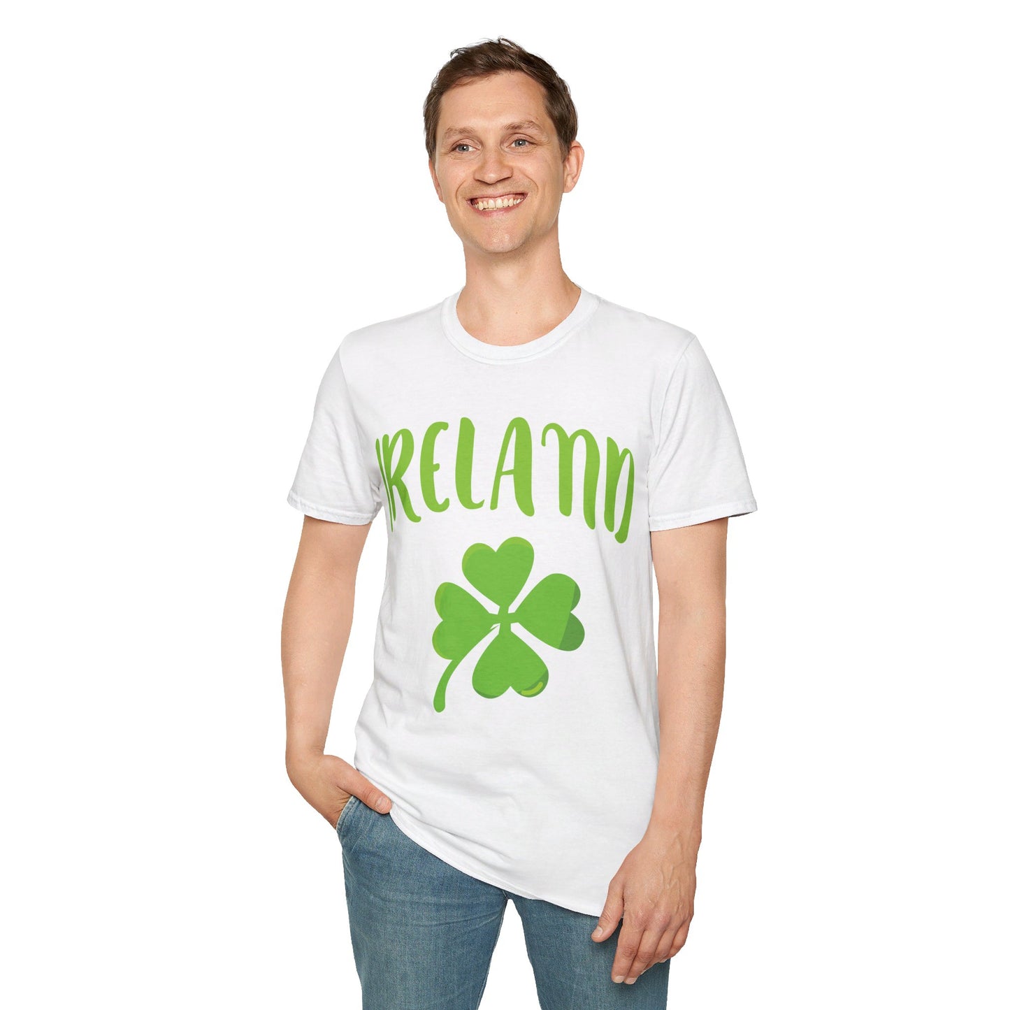 Ireland Shamrock St Patricks Day Clover Irish T-Shirt For Men Women T-Shirt