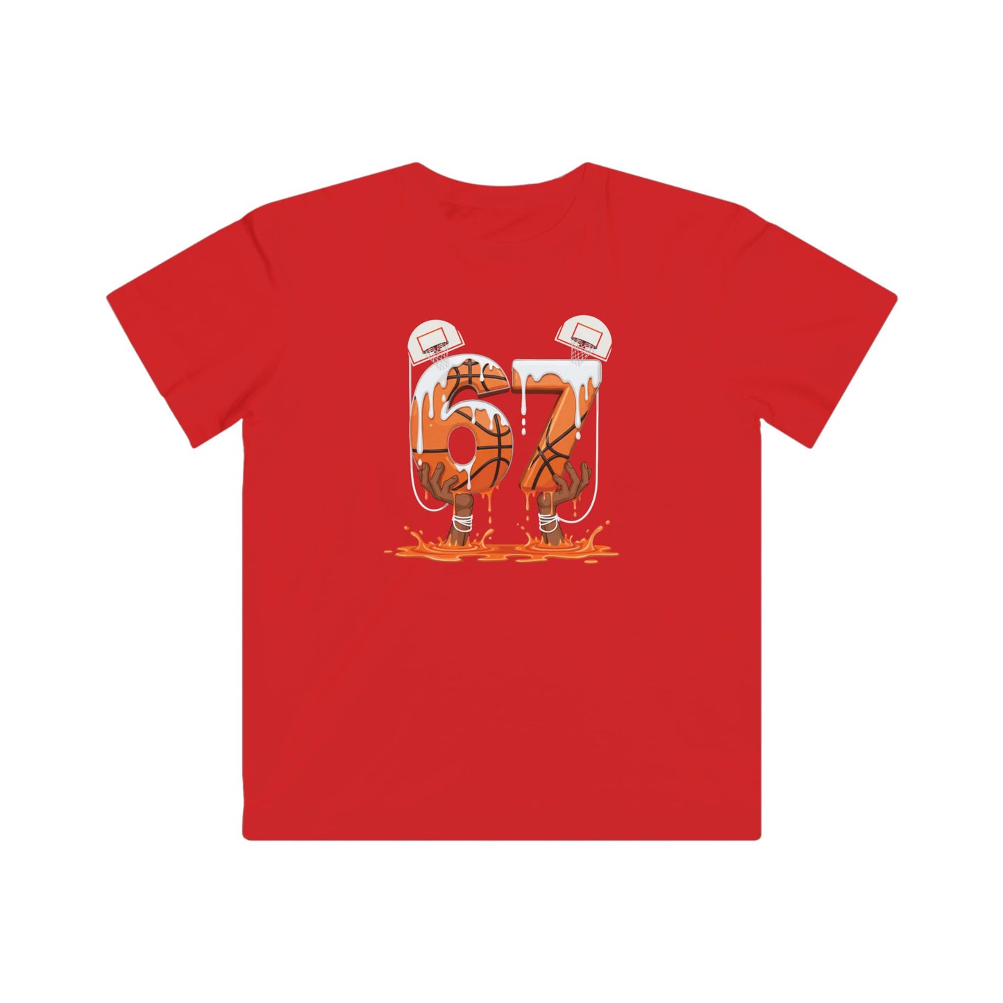 Basketball 67 Six Seven Funny Gen Alpha Meme Drip T-Shirt