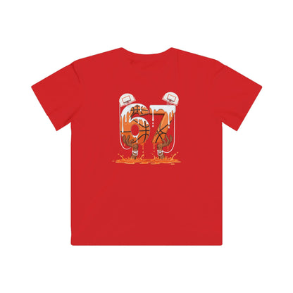 Basketball 67 Six Seven Funny Gen Alpha Meme Drip T-Shirt
