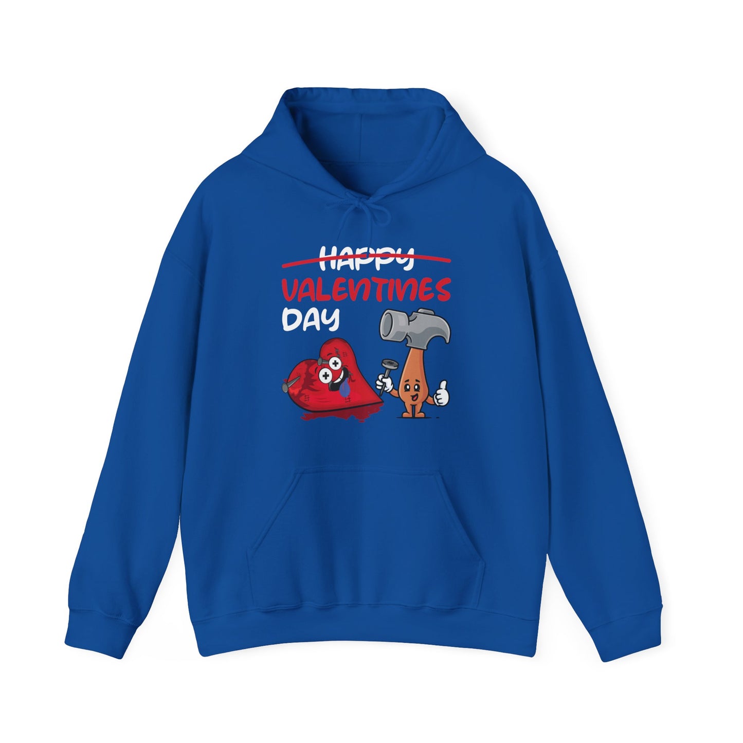 Funny Anti Valentines Day Gift Carpentor Cupid Heart Hammer Nails Hoodie For Men Women Hoodie