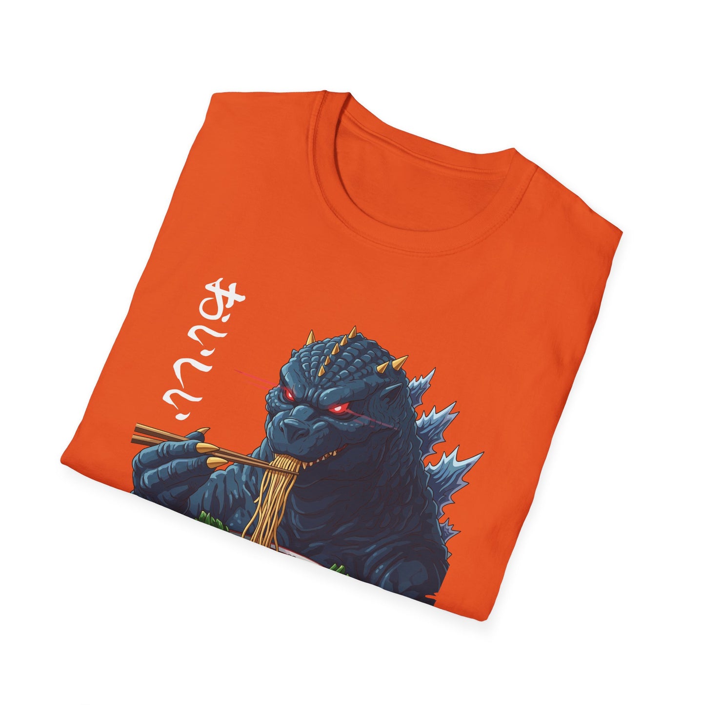 Funny Kaiju Eating Ramen Japanese Monster Lover Birthday T-Shirt