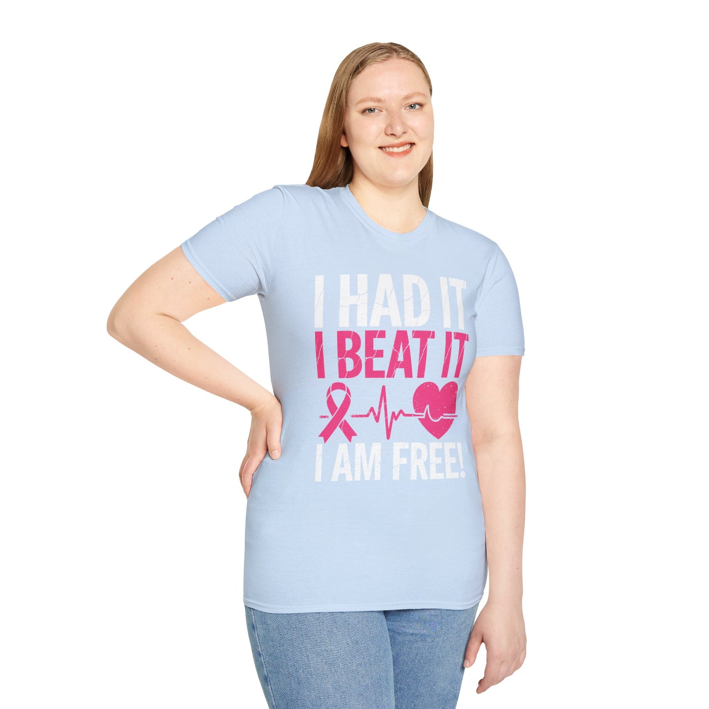 Funny I Had It I Beat It I Am Free Breast Cancer Survivor T-Shirt For Men Women