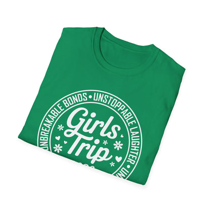 Funny Girls Trip 2026 Friends Weekend Sisters Vacation Matching T-Shirt For Women