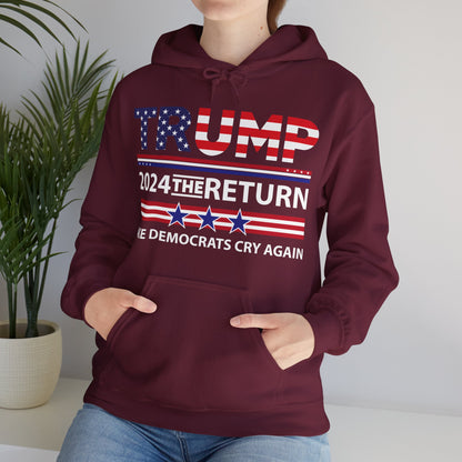 Trump 2024 The Return 45 47 Make Liberals Cry Again Hoodie For Men Women Hoodie