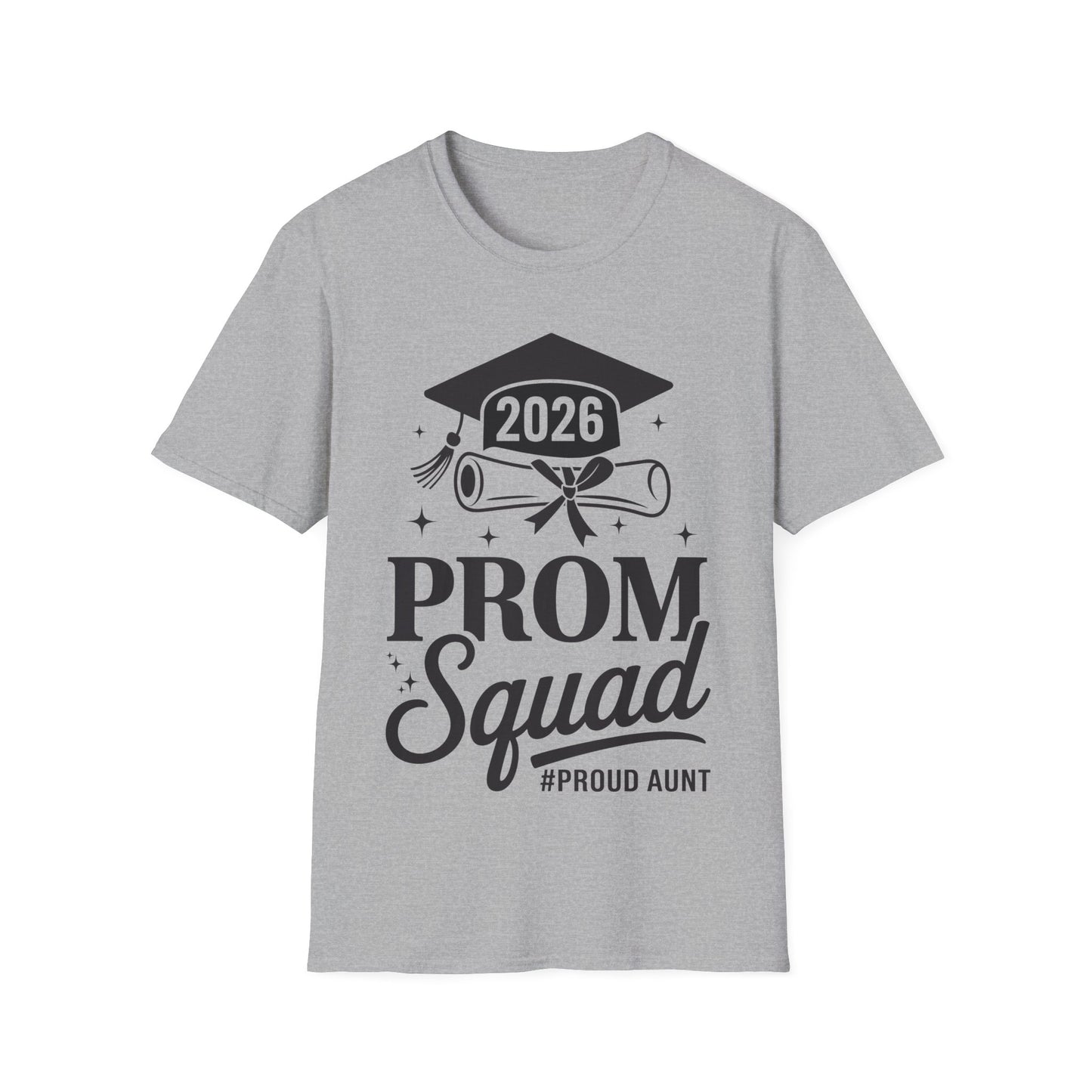 Prom Squad 2026 Proud Aunt Graduate Prom Class of 2026 T-Shirt