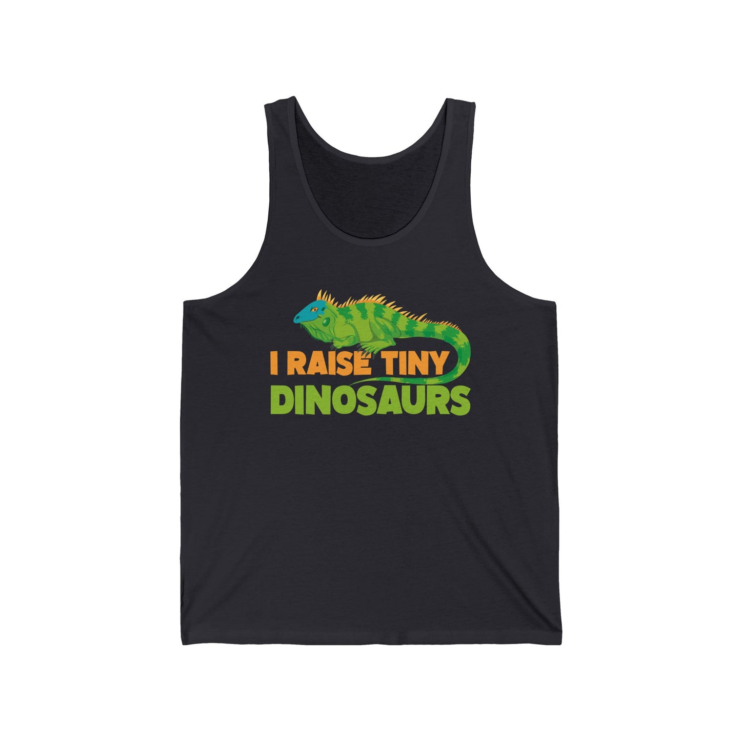 Funny Leopard Gecko I Raise Tiny Dinosaurs Lizard Reptile Geckos Tank Top For Men Women