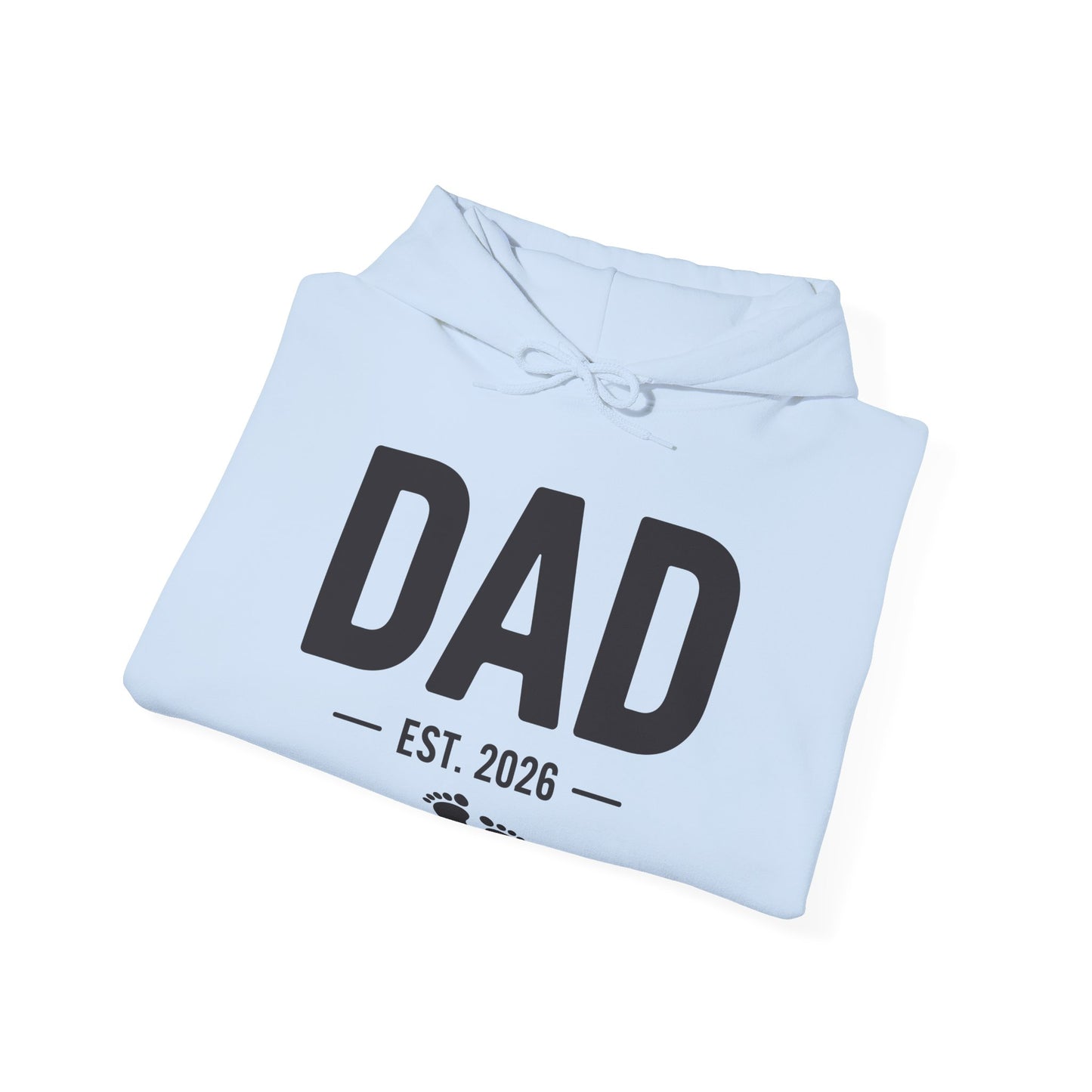 Funny Dad Est 2026 To Be Gifts First Time Dad New Daddy Hoodie For Men Women