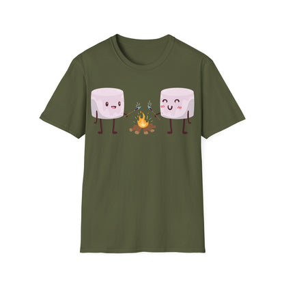 Marshmallow Grill People Camping Gift Funny T-Shirt