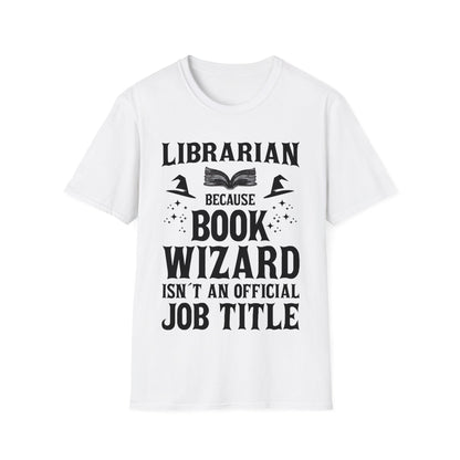 Cool Librarian Book Wizard Art For Men Women Read Library Book Lovers T-Shirt