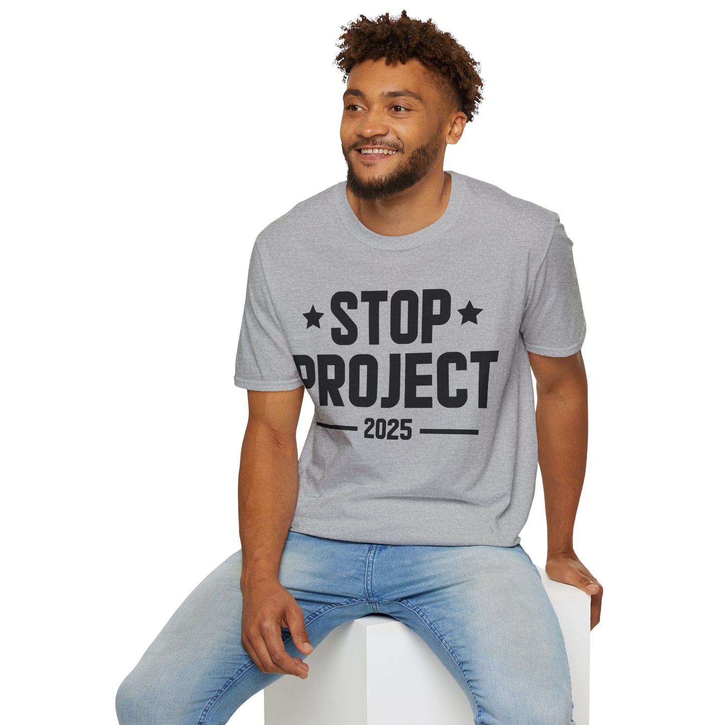 Stop Project 2025 T-Shirt For Women Men T-Shirt