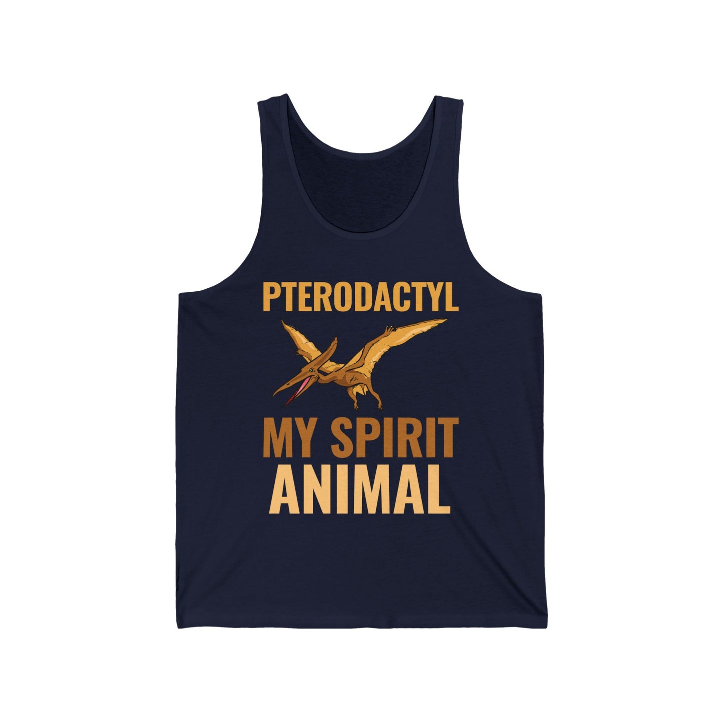 Funny Pterodactyl Is My Spirit Animal Dinosaur Gift Tank Top For Men Women