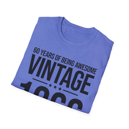 60 Year Old Gifts Vintage 1966 60 Years Awesome 60th Birthday T-Shirt