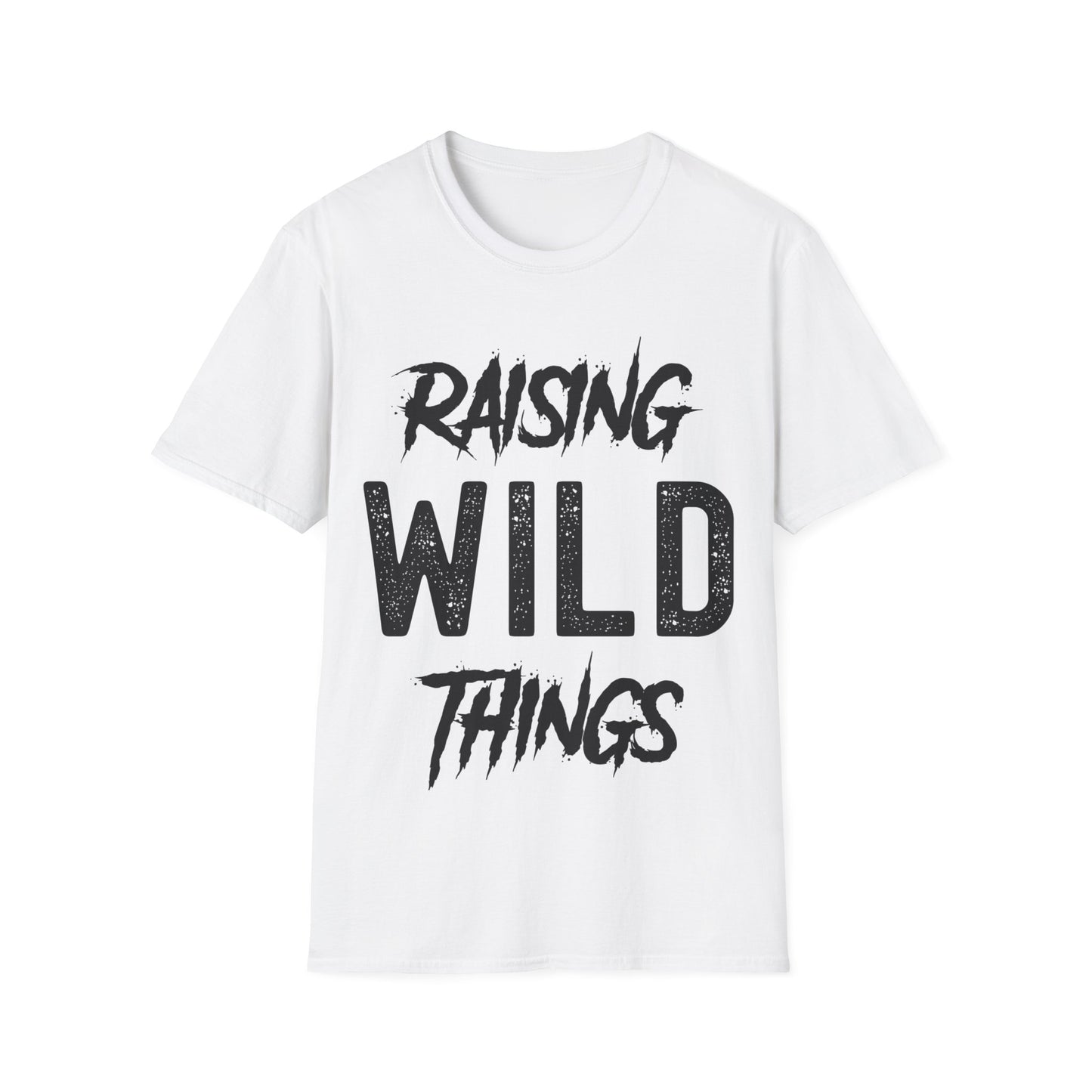 Womens Raising Wild Things Mom Cute Mothers Day Birthday T-Shirt