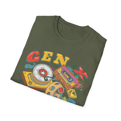 Gen x 60s 70s 80s Rock Cassettes Vintage Mixtape T-Shirt For Men Women T-Shirt