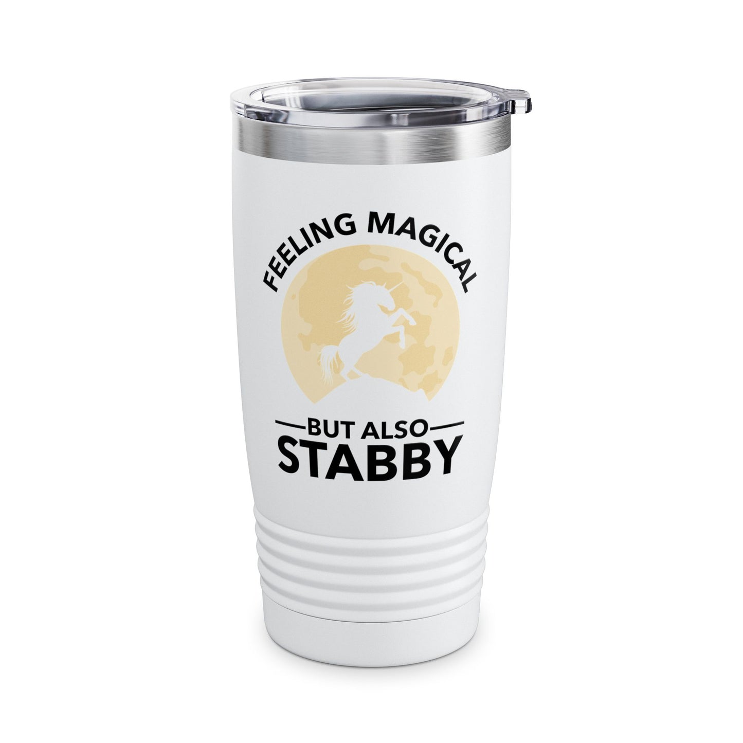 Funny Feeling Magical But Also Stabby Unicorn Lovers Tumbler Men Women