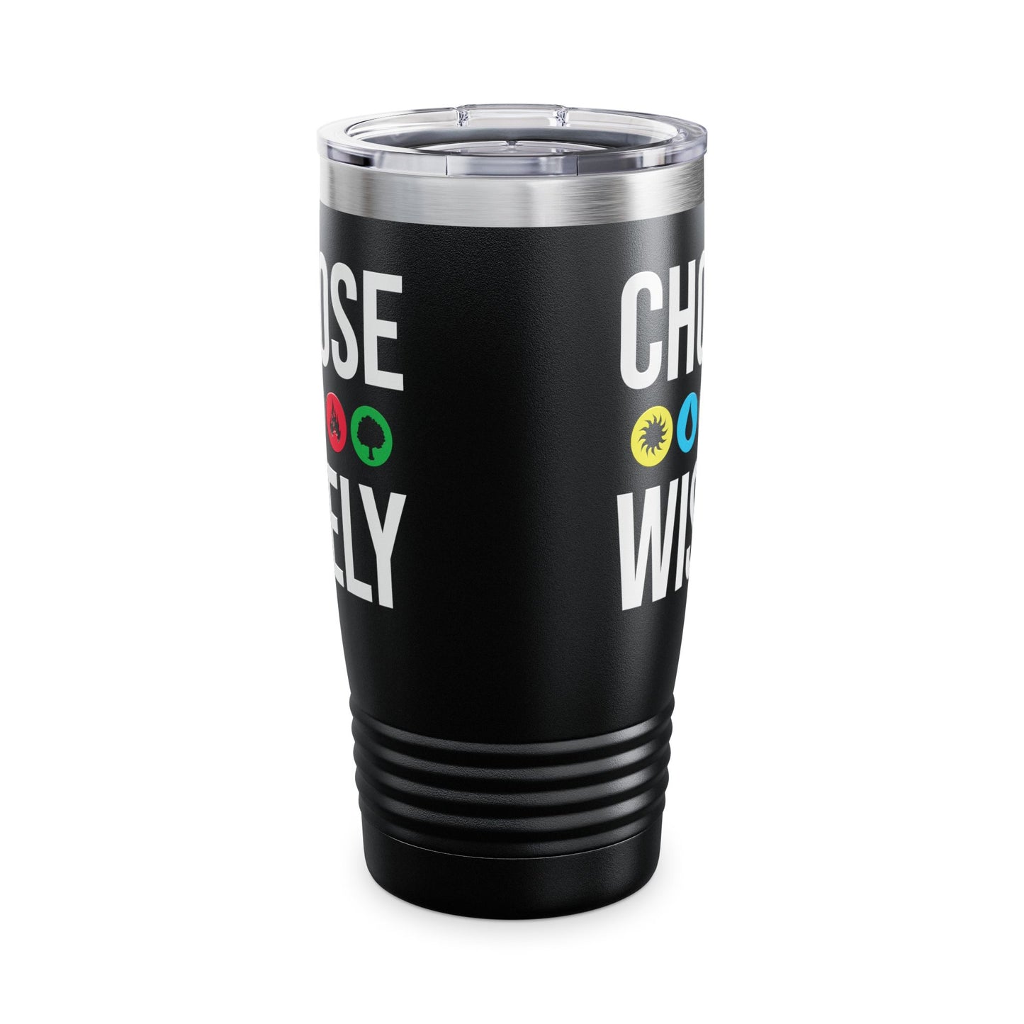 Choose Wisely Blue Red Green Sun Water Nature Tree Tumbler For Men Women Tumbler