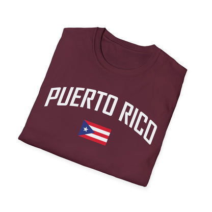 Puerto Rico Flag Retro Text T-Shirt