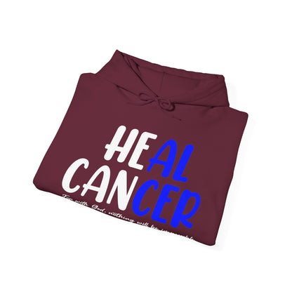 Colon Cancer Faith Bible Verse CRC Awareness Support Heal Family Hoodie For Men Women