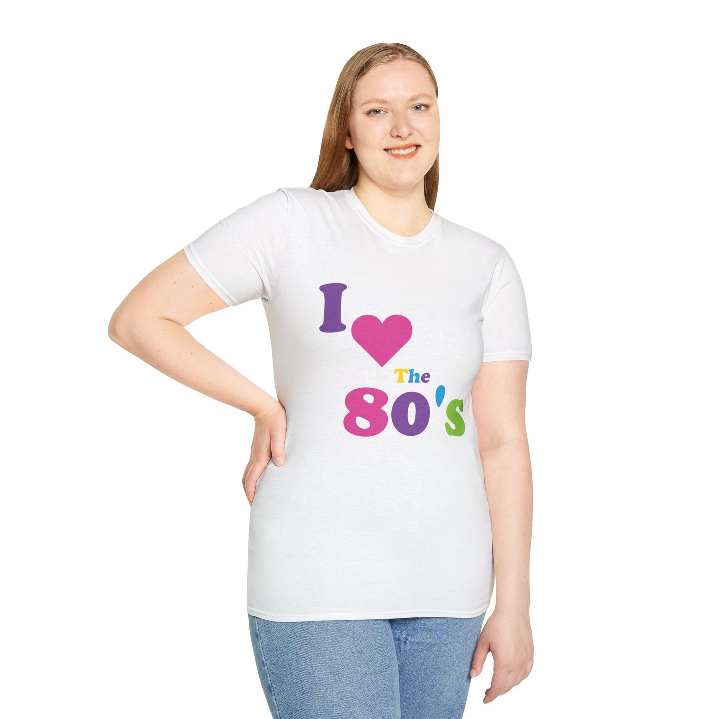Women I Love The 80s Shirt Disco 80s Costumes Retro T-Shirt