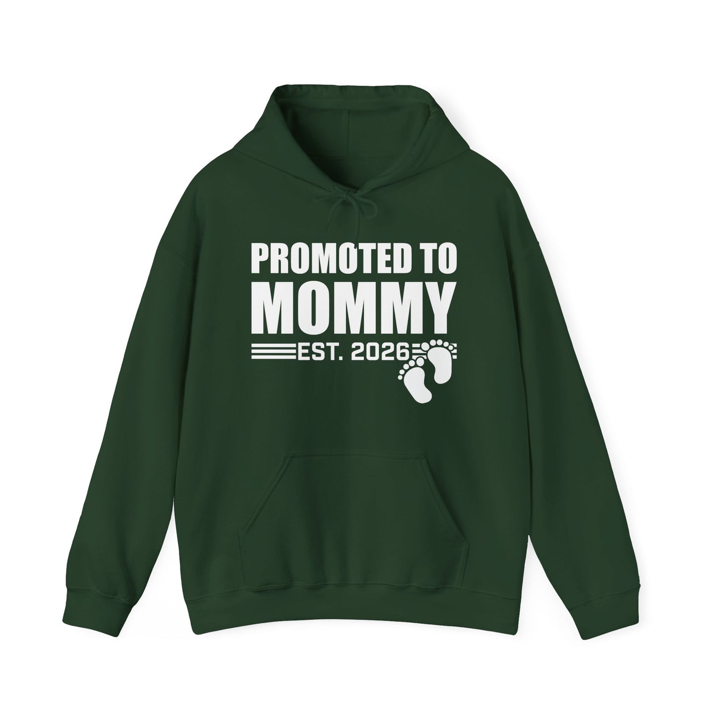 Promoted To Mommy 2026 Pregnancy Announcement Mothers Day Mom To Be Hoodie