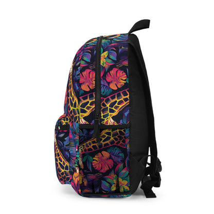 Animal Collage Vibrant Pattern Backpacks for Men Women Kids School Travel, Capacity School Backpacks