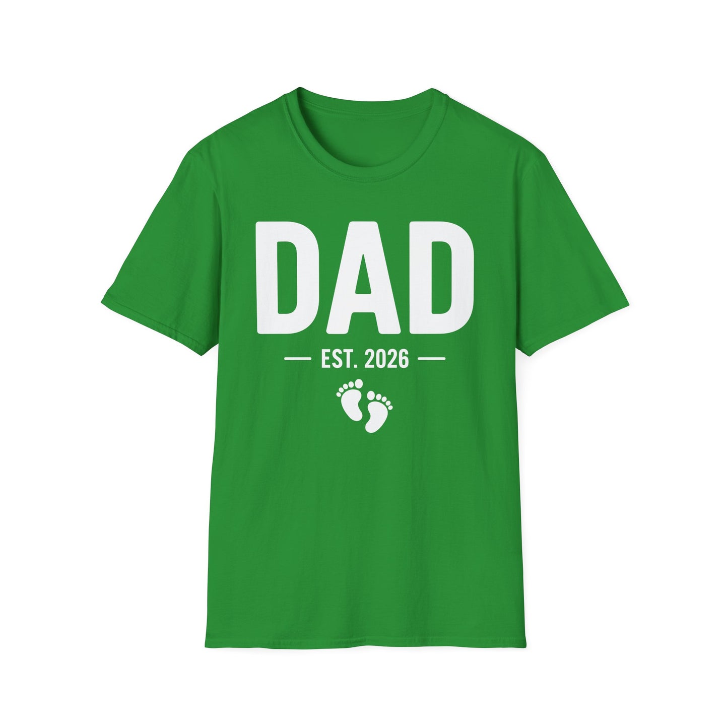 Funny Dad Est 2026 To Be Gifts First Time Dad New Daddy T-Shirt For Men