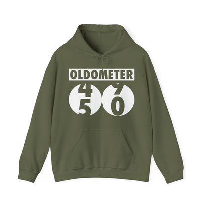 Funny Oldometer Odometer 50th Birthday Gift 50 yrs Old Joke Hoodie For Men Women Hoodie