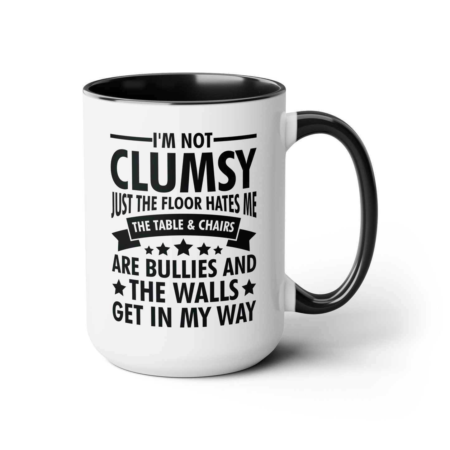 Funny Clumsy Mug I'm Not Clumsy Hilarious Retro Vintage Coffee Mug For Men Women