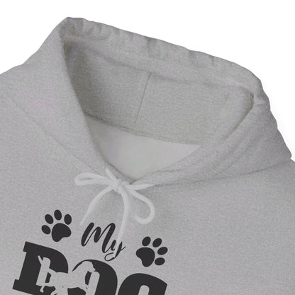 Funny My Dog is My Valentine Dog Lovers Hoodie For Men Women Hoodie