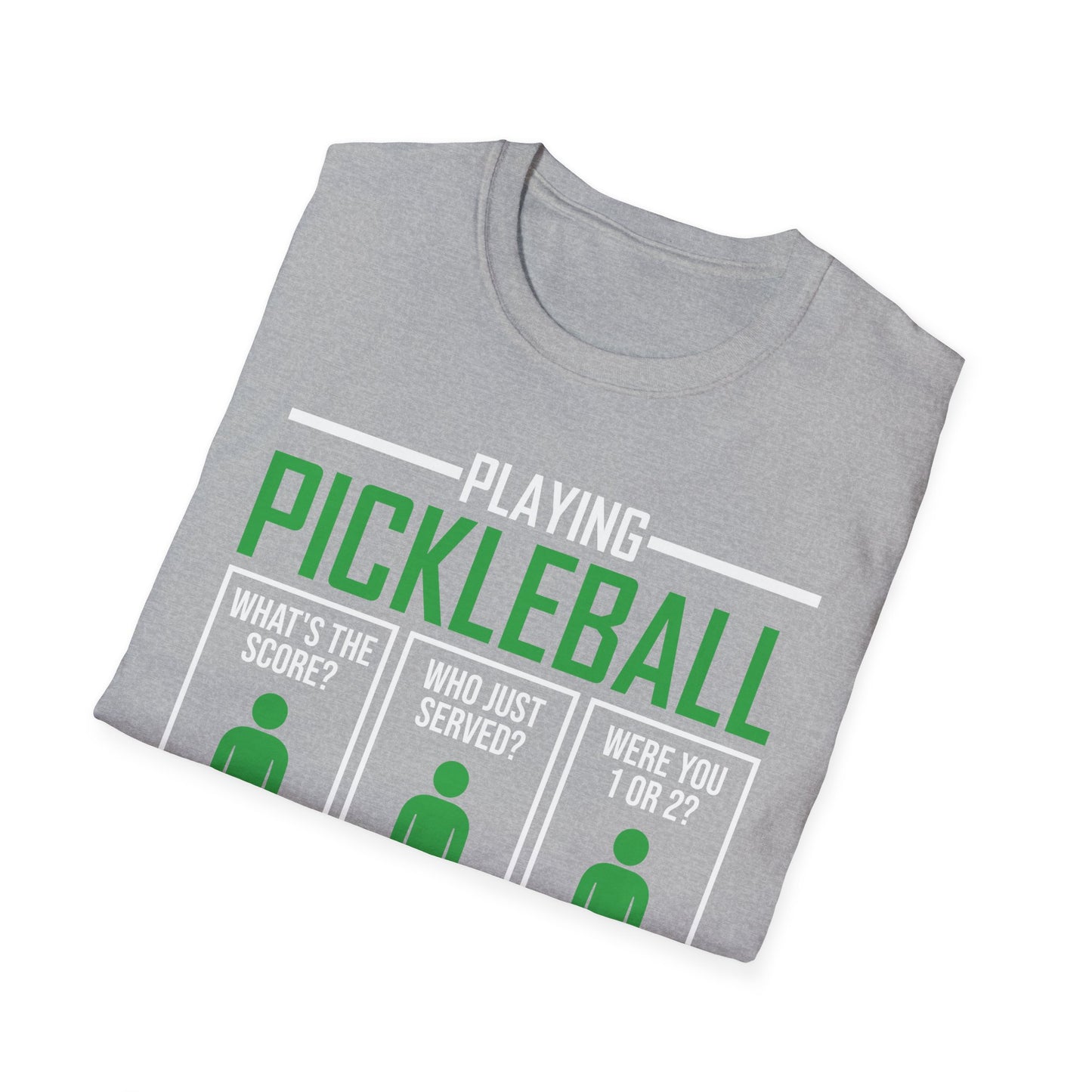 Funny Playing Pickleball Improves Memory Dink Player T-Shirt for Men Women