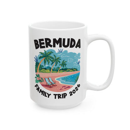 Family Cruise Bermuda 2026 Summer Trip Matching Vacation 2026 Coffee Mug For Women