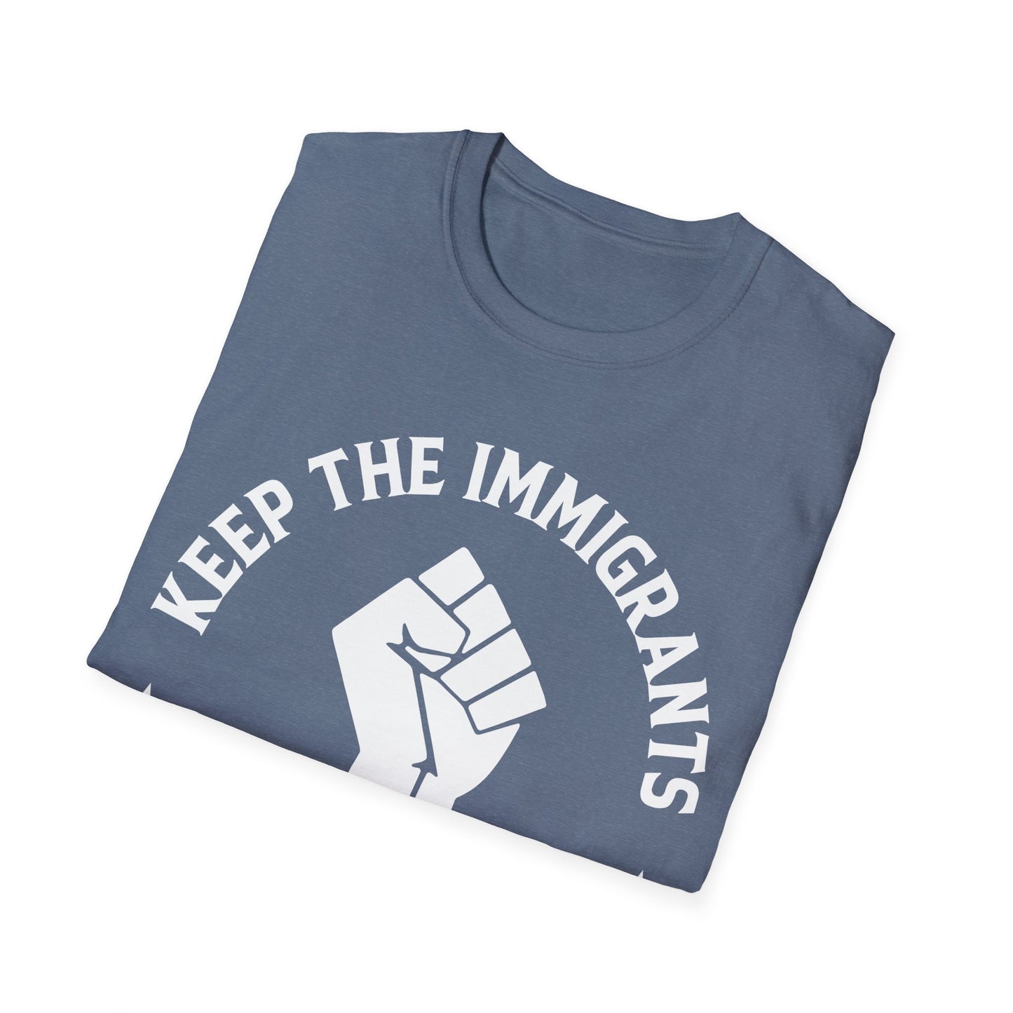 Anti Racism Keep The Immigrants Deport The Racists African American T-Shirt